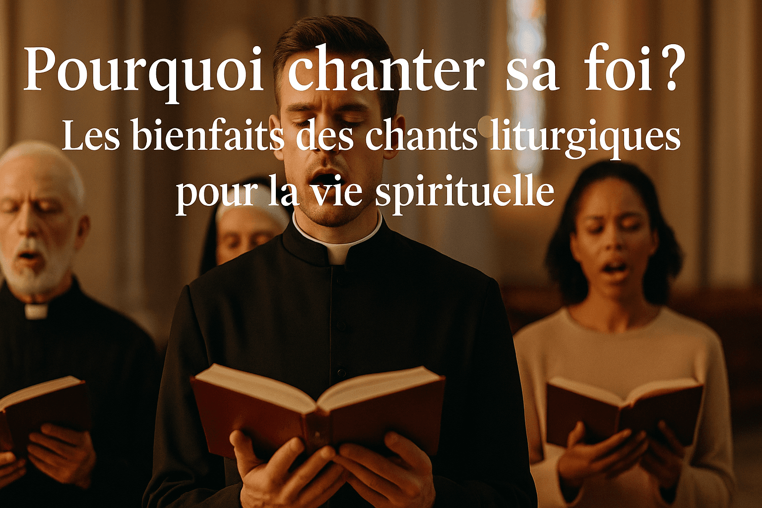 image représentative de l'article Pourquoi chanter sa foi ? Les bienfaits des chants liturgiques pour la vie spirituelle