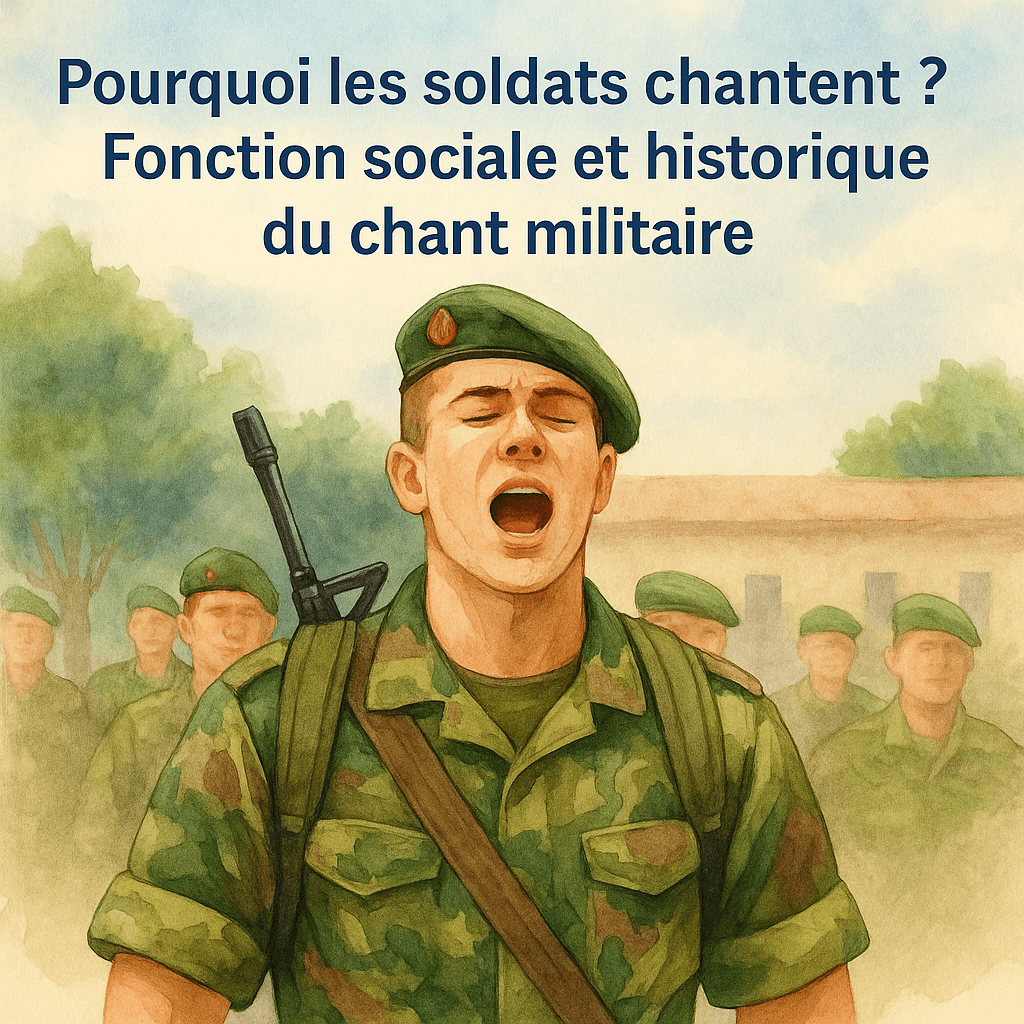 image représentative de l'article Pourquoi les soldats chantent ? Fonction sociale et historique du chant militaire