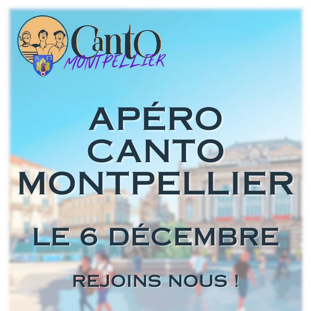 image représentative de l'évènement Apéro Canto Montpellier