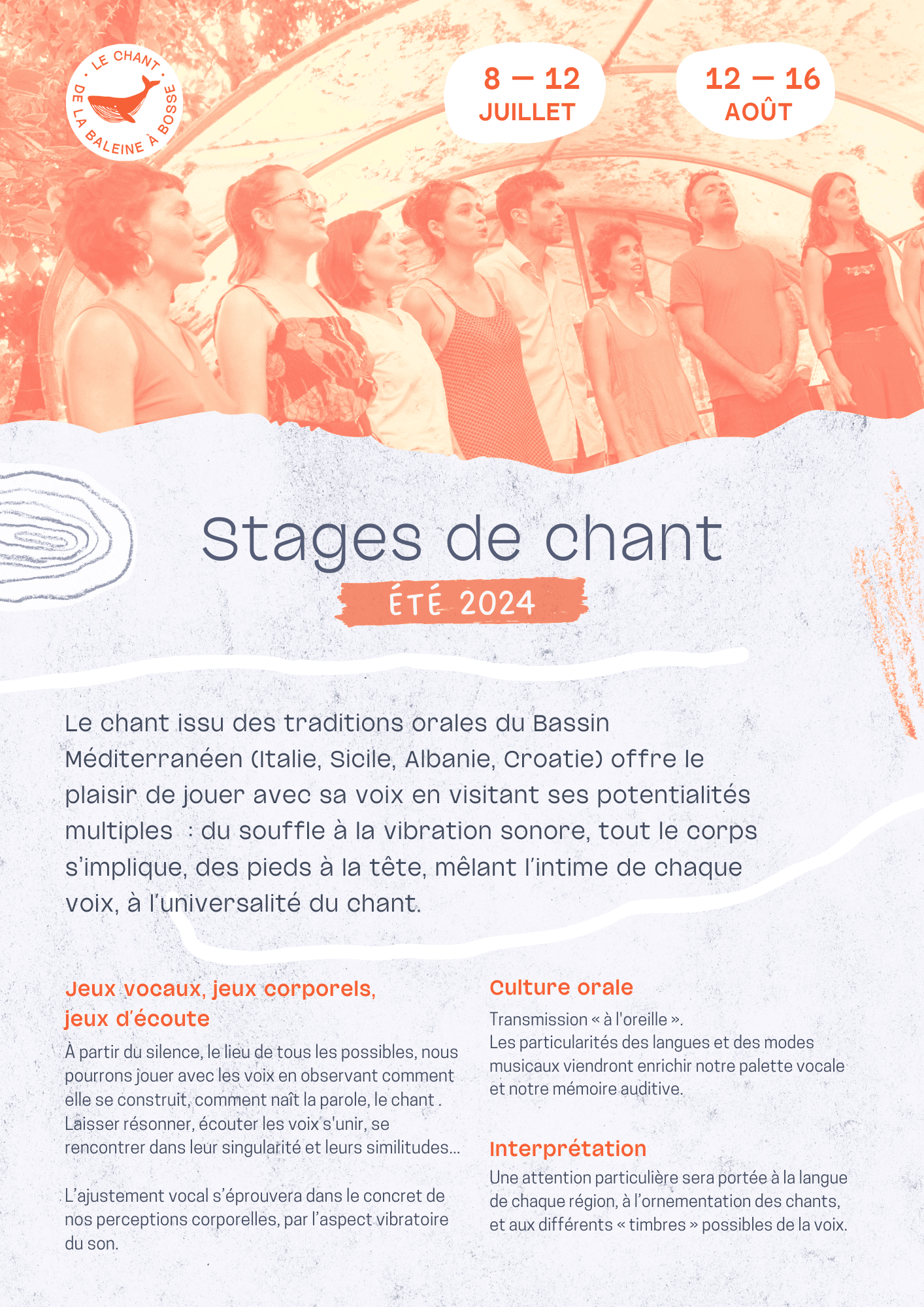 image représentative de l'évènement Stages de chant du Bassin méditerranéen
