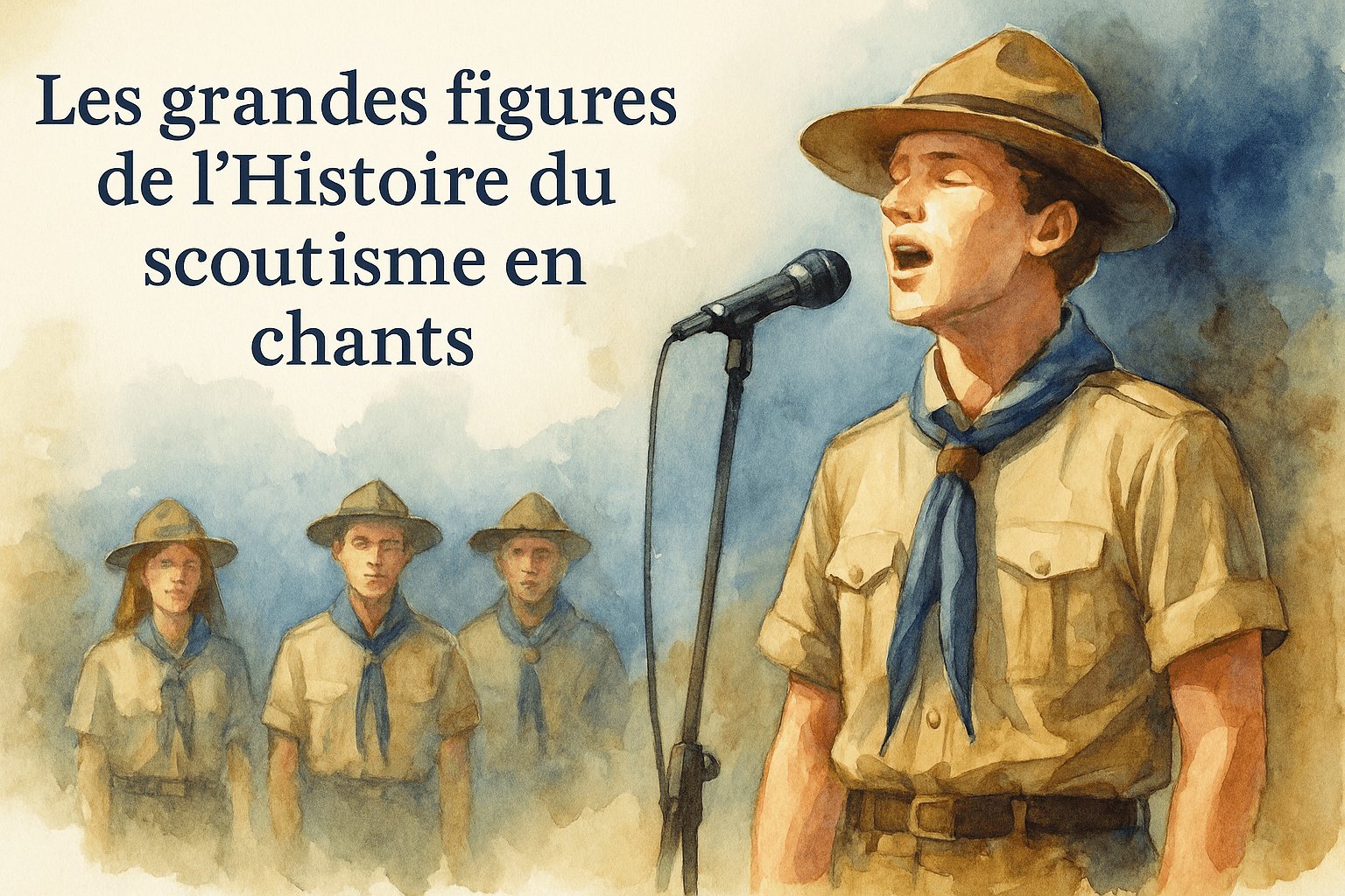 image représentative de l'article Les grandes figures de l’Histoire du scoutisme en chants