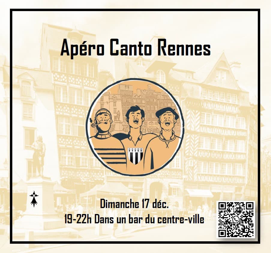 image représentative de l'évènement Apéro Canto Rennes