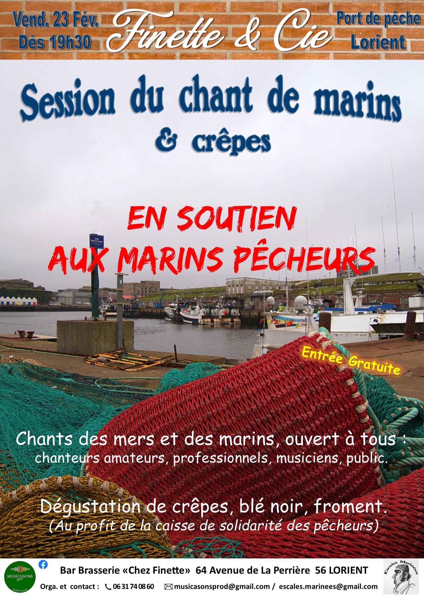 image représentative de l'évènement Soutien aux marins pécheurs !