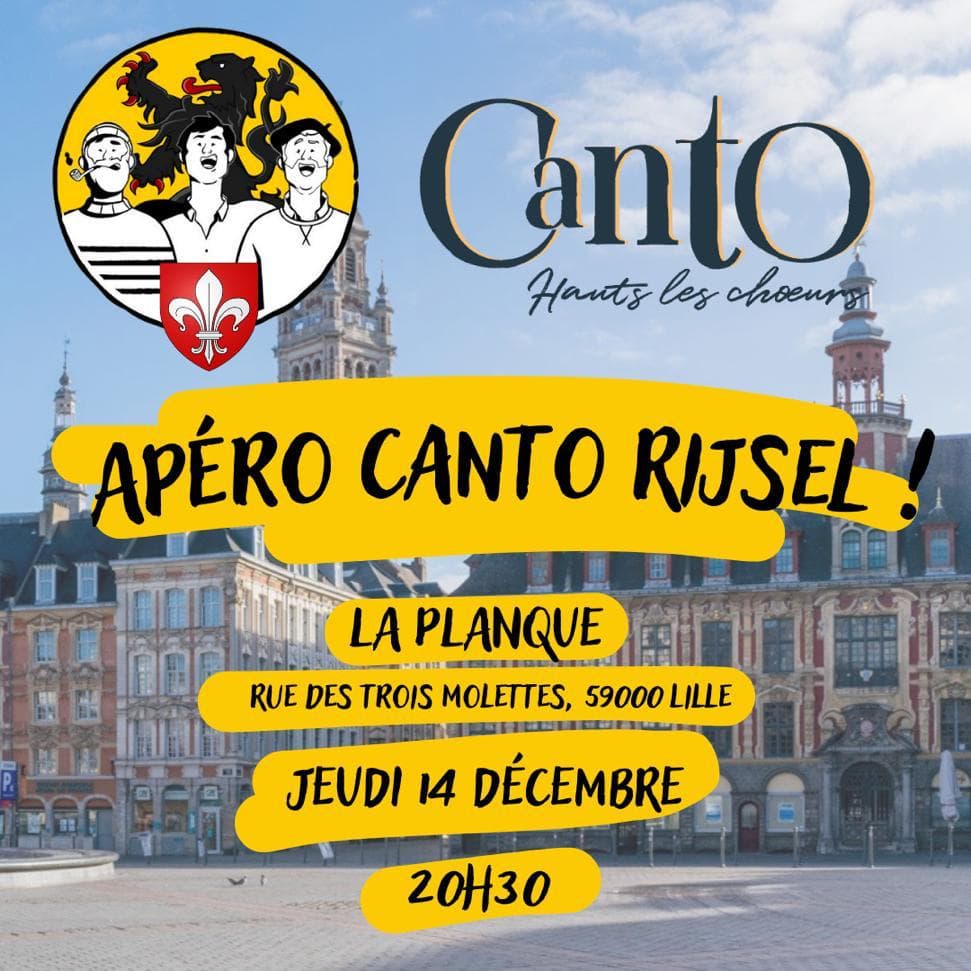 image représentative de l'évènement Apéro Canto Rijsel