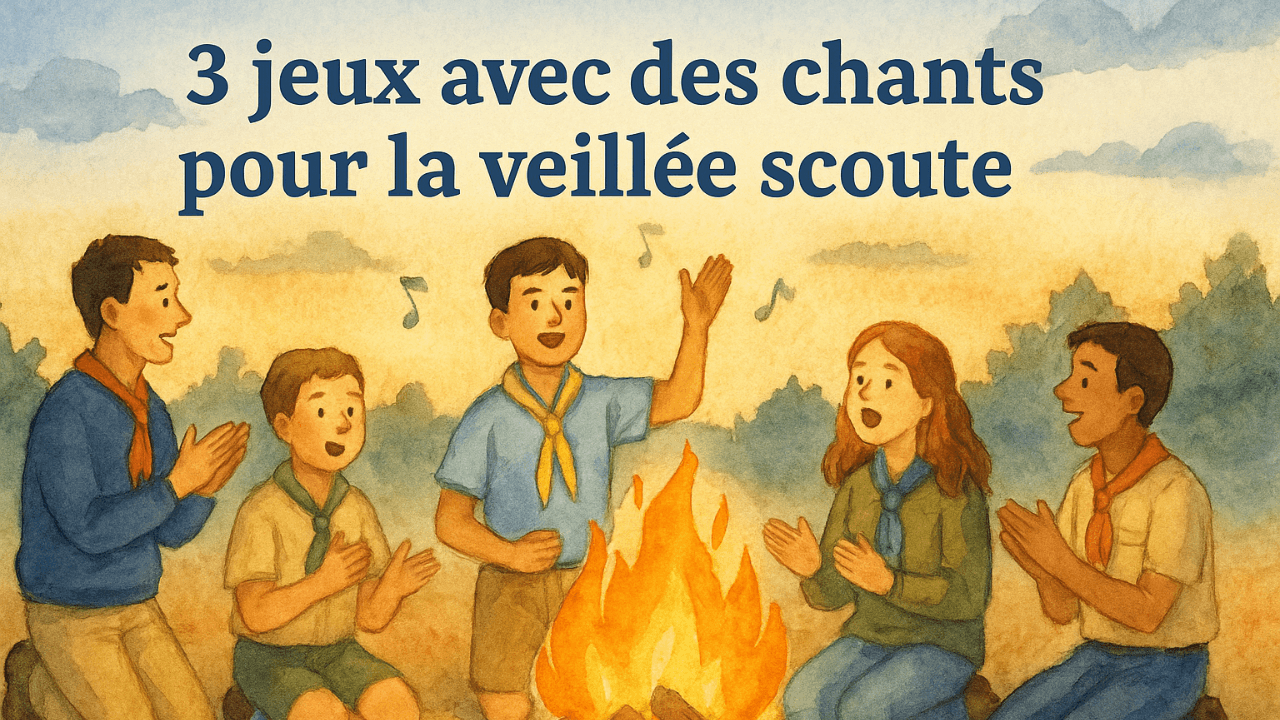 image représentative de l'article 3 jeux avec des chants pour la veillée scoute