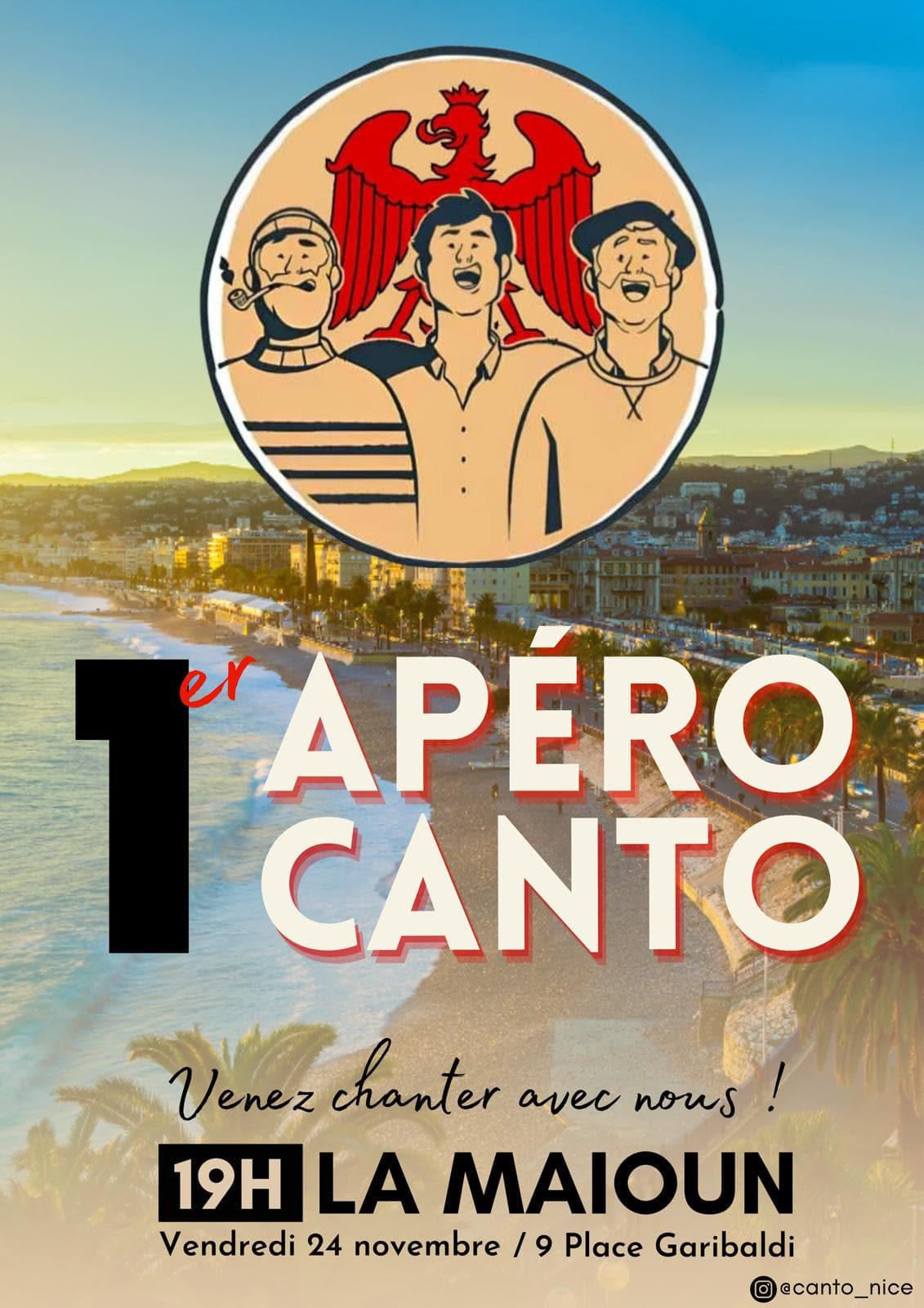 image représentative de l'évènement Apéro de lancement Canto Nice !