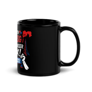 Mug PSG « Tous ensemble on chantera » – céramique noire