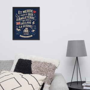 Affiche Encadrée du chant "Au 31 du mois d'août"