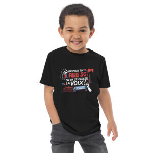 T-shirt bébé PSG « Tous ensemble on chantera » – jersey doux