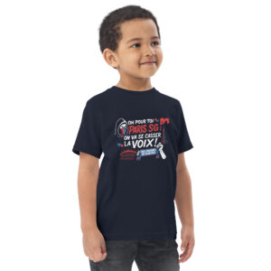 T-shirt bébé PSG « Tous ensemble on chantera » – jersey doux