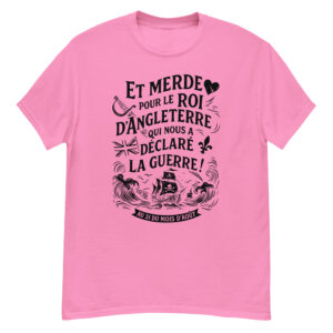 T-shirt – Chant de marin « Au 31 du mois d’Août » - impression en noir