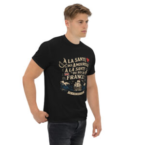 T-shirt – Chant de marin « Au 31 du mois d’Août » - Citation "À la santé des amoureux".