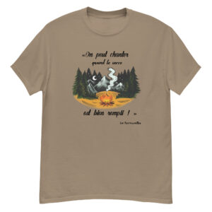 T-shirt - Chant scout "Les Retrouvailles" - Citation "On peut chanter..."