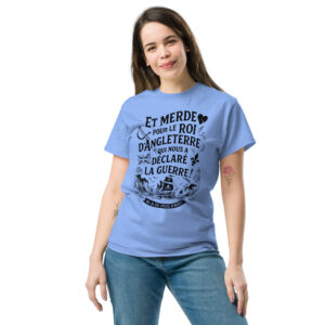 T-shirt – Chant de marin « Au 31 du mois d’Août » - impression en noir