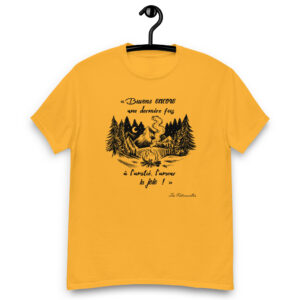 T-shirt - Chant scout "Les Retrouvailles" - Noir