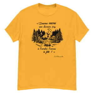 T-shirt – Chant scout « Les Retrouvailles » – Noir