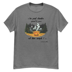 T-shirt - Chant scout "Les Retrouvailles" - Citation "On peut chanter..."