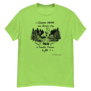 T-shirt – Chant scout « Les Retrouvailles » – Noir