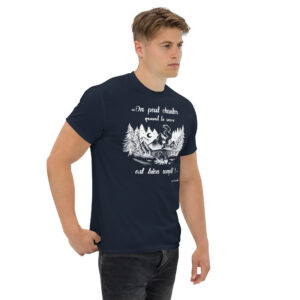 T-shirt - Chant scout "Les Retrouvailles" - Citation « On peut chanter… » - Blanc