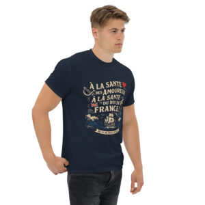T-shirt – Chant de marin « Au 31 du mois d’Août » - Citation "À la santé des amoureux".