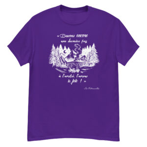 T-shirt - Chant scout "Les Retrouvailles" - Blanc