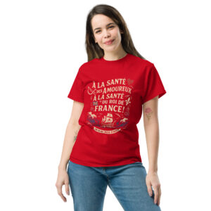 T-shirt – Chant de marin « Au 31 du mois d’Août » – Citation « À la santé des amoureux ».