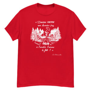T-shirt – Chant scout « Les Retrouvailles » – Blanc