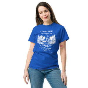 T-shirt – Chant scout « Les Retrouvailles » – Blanc