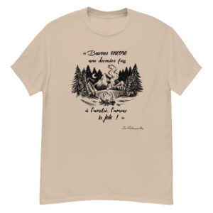 T-shirt – Chant scout « Les Retrouvailles » – Noir