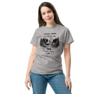 T-shirt – Chant scout « Les Retrouvailles » – Noir