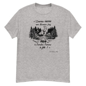 T-shirt – Chant scout « Les Retrouvailles » – Noir