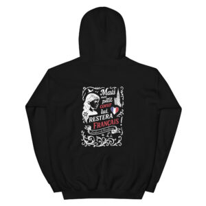 Sweat à capuche hoodie « La Strasbourgeoise » (Blanc)