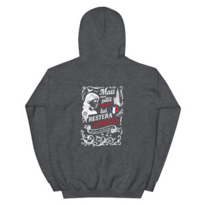 Sweat à capuche hoodie « La Strasbourgeoise » (Blanc)