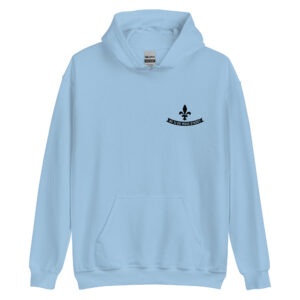 Sweat Hoodie – Chant de marin « Au 31 du mois d’Août » – « À la santé des amoureux » impression noir