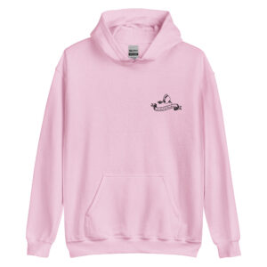 Sweat à capuche Hoodie « La Strasbourgeoise » (impression noir)