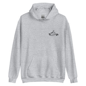 Sweat à capuche Hoodie « La Strasbourgeoise » (impression noir)