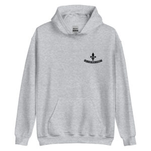 Sweat Hoodie – Chant de marin « Au 31 du mois d’Août » – « À la santé des amoureux » impression noir