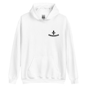 Sweat Hoodie – Chant de marin « Au 31 du mois d’Août » – « À la santé des amoureux » impression noir