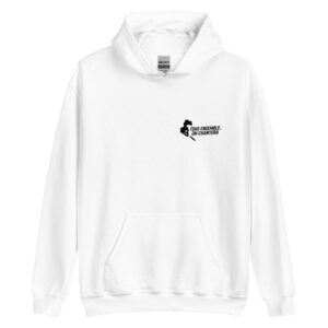 Sweat à capuche PSG « Tous ensemble on chantera » – impression noire