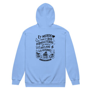 Sweat à capuche – Chant de marin « Au 31 du mois d’Août » - noir
