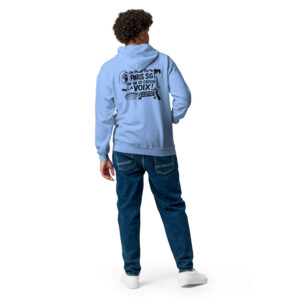 Sweat à capuche des supporters du PSG - noir
