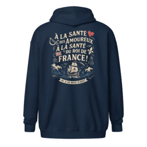 Sweat à capuche – Chant de marin « Au 31 du mois d’Août » - "À la santé des amoureux"
