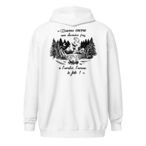 Sweat à capuche - Chant scout "Les Retrouvailles" - Noir