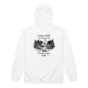 Sweat à capuche - Chant scout "Les Retrouvailles" - Noir