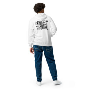 Sweat à capuche des supporters du PSG - noir