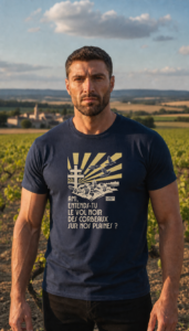 T-shirt - Chant des Partisans — visuel produit — associé au chant Le Chant des partisans