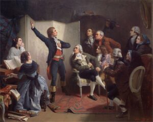 Rouget de Lisle chante La Marseillaise pour la première fois.